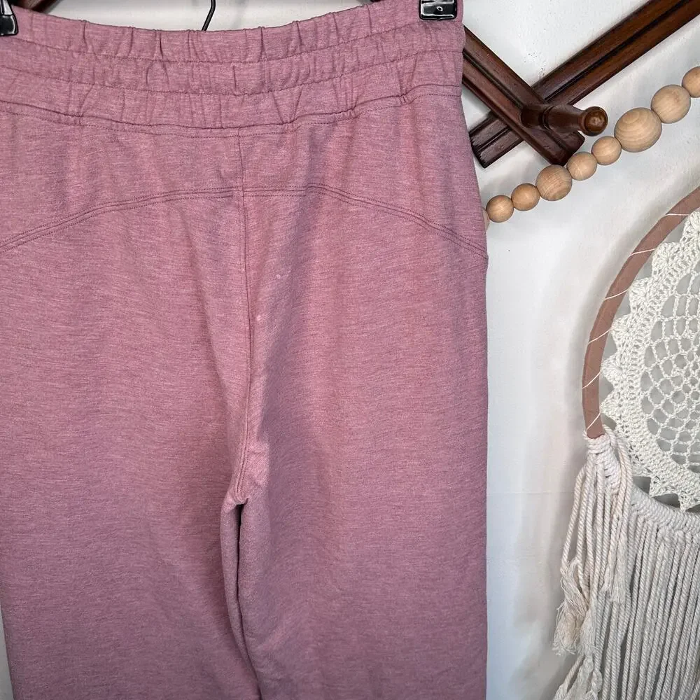 Lululemon At My Leisure Heathered Pink Joggers